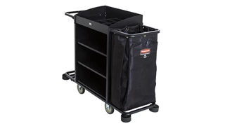 The Professional Light Housekeeping Cart has been designed with your housekeeping needs in mind, to enhance productivity with a smaller footprint and high storage capacity.