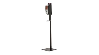 The AutoFoam Standard Floor Stand allows touch-free hand sanitiser dispensers to be mounted to a lightweight, easily movable stand to meet the changing needs of your facility.