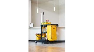 The Rubbermaid Commercial Janitor Trolley Cleaning Cart with Zippered Yellow Bag collects waste and transports tools for efficient cleaning.

Rubbermaid Commercial products has created a line of cleaning carts capable of helping your staff members perfect facility maintenance while you simultaneously minimise turnover by providing an efficient and easy-to-maneuver trolley. 

Learn more about our high capacity janitor cart options, related products and how we can assist on your journey to improve customer service and satisfaction.

With our cleaning service equipment, you can expect: