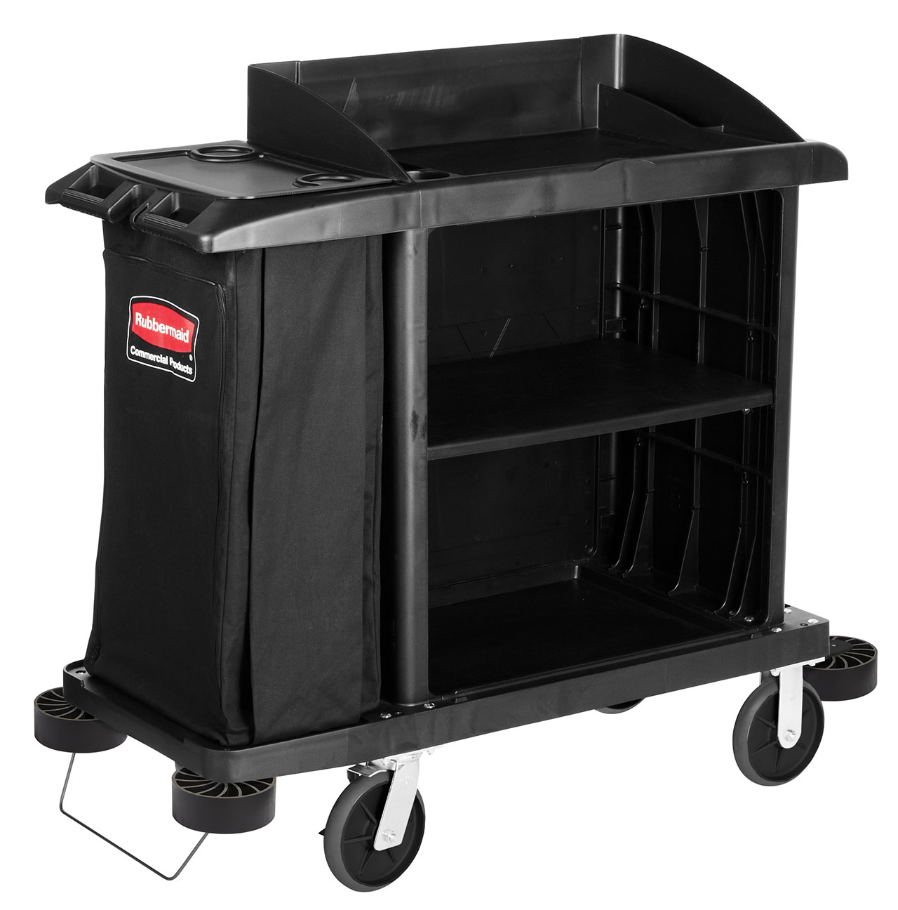 Janitorial cart Housekeeping cart Cleaning Cart on Wheels Housekeeping  Caddy with Shelves