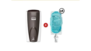 The AutoFoam Moisturising Hand Soap dispenses in a light, airy consistency that lathers quickly for an easy hand wash, leaving hands soft after use. The touch-free AutoFoam Dispenser reduces the spread of bacteria and germs.