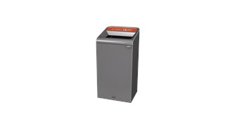 The Configure™ Decorative Waste Containers provide a recycling solution with sleek, smooth surfaces and contoured edges. This recycling system has a modern appearance that will fit seamlessly into any indoor or outdoor commercial environment. Please note: this SKU is a Configure™ 1-Stream 23 Gallon container with a "Glass" label.
