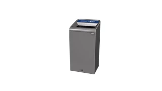 The Configure™ Decorative Waste Containers provide a recycling solution with sleek, smooth surfaces and contoured edges. This recycling system has a modern appearance that will fit seamlessly into any indoor or outdoor commercial environment. Please note: this SKU is a Configure™ 1-Stream 87 Ltr container with a "Paper" label.