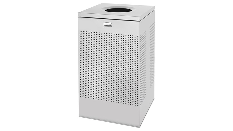 The sleek Silhouettes 76L FGSC18 Decorative Square Indoor Waste Container has a contemporary perforated pattern designed to seamlessly and beautifully blend with modern facilities and environments. High-quality materials and craftsmanship ensure containers can withstand the rigours of everyday use.