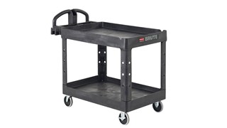The Rubbermaid Commercial Heavy-Duty Utility Cart is a versatile, durable cart that can support up to 227 kg.