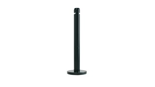 The Rubbermaid Commercial Smoker's Pole reduces obstruction in high-traffic areas. This weather-resistant cigarette receptacle features a UV-stabilized Uni-Koat powder-coated finish making it suitable for a variety of outdoor environments.