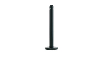 The Rubbermaid Commercial Smoker's Pole reduces obstruction in high-traffic areas. This weather-resistant cigarette receptacle features a UV-stabilized Uni-Koat powder-coated finish making it suitable for a variety of outdoor environments.