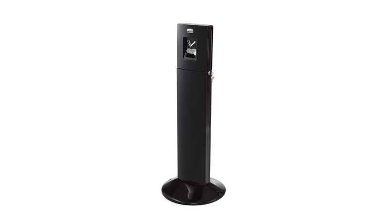 The Metropolitan Smokers' Station is a stylish all-metal, high-capacity smokers' station.