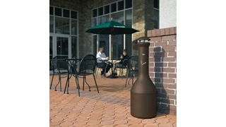 Infinity™ Traditional Smoking Receptacle offers sophisticated styling and all-metal construction for attractive and efficient smoking litter management.