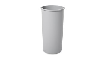 The Rubbermaid Commercial Untouchable® Container is space-efficient and economical.