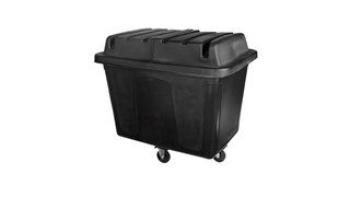 The Rubbermaid Commercial 20 Cubic Feet Cube Truck Lid, Black