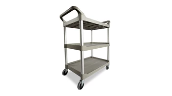 Service Cart with 4 In Swivel Casters