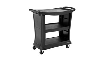 The Rubbermaid Commercial Executive Series Utility Cart brings the utmost in style, durability, and functionality to its users.