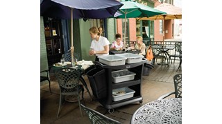The Rubbermaid Commercial Executive Series Utility Cart brings the utmost in style, durability, and functionality to its users.