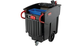 The Rubbermaid Commercial Mega BRUTE® Mobile Commercial Waste Bin is a highly versatile way to handle large-scale waste collection and sorting.