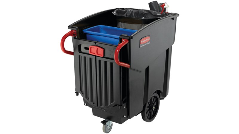 The Rubbermaid Commercial Mega BRUTE® Mobile Commercial Waste Bin is a highly versatile way to handle large-scale waste collection and sorting.
