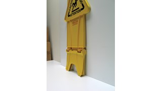 Unique “no tip” design is 2-sided for effective multilingual safety communication that utilizes ANSI/OSHA-compliant Colour and graphics.