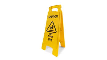 "Caution Wet Floor" Floor Signs