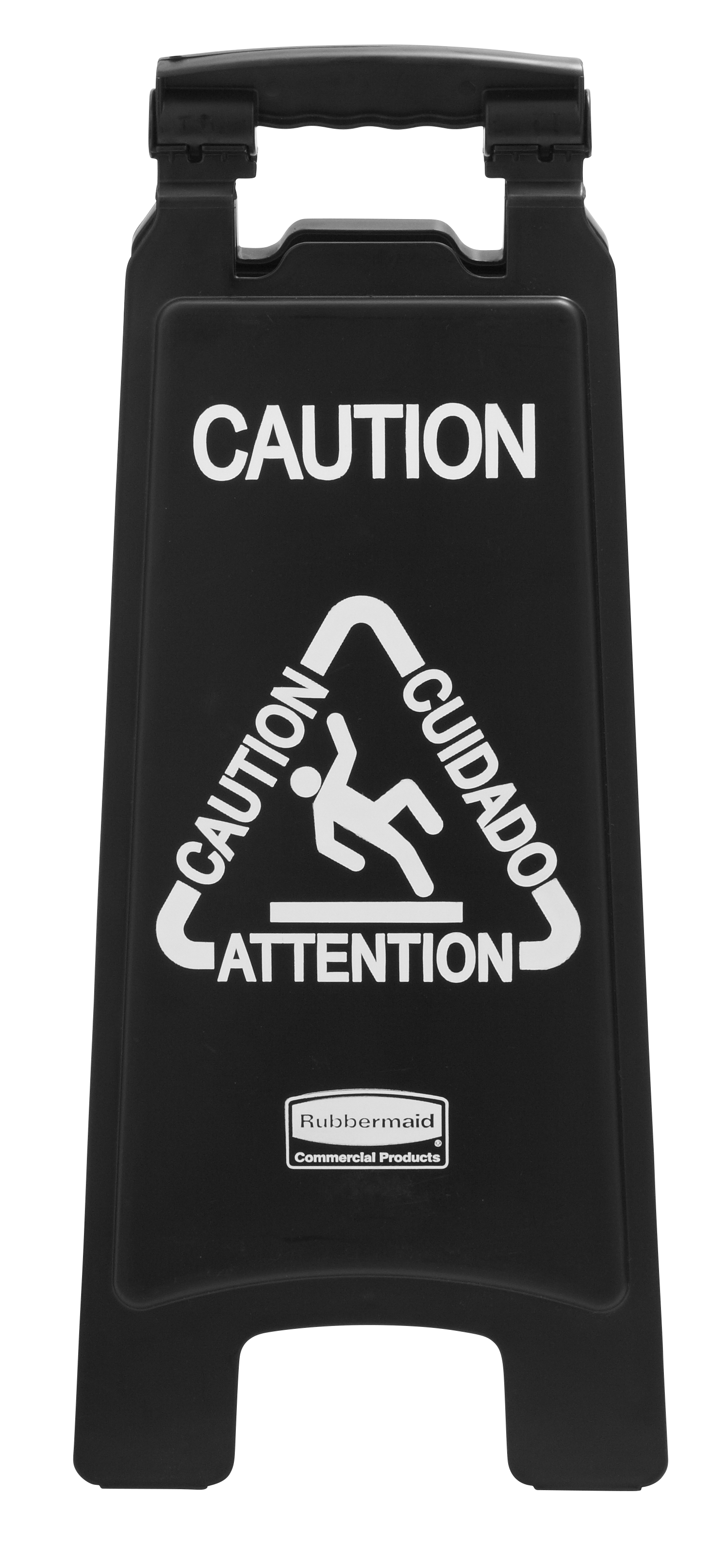 Rubbermaid Commercial Floor Safety Sign FG611400YEL Multilingual