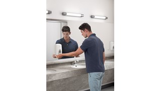 Create safer environments with high quality hand hygiene in a robust manual dispenser