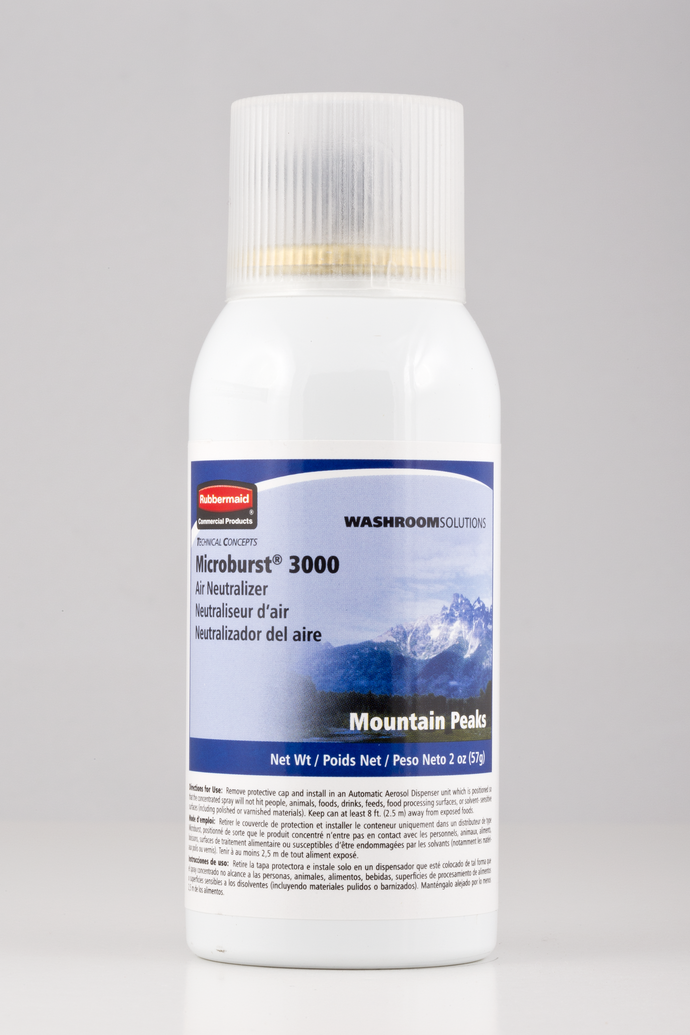 Rubbermaid Commercial 4012551 Microburst 3000 Refill Linen Fresh 2Oz  Aerosol 12/Carton (Rcp4012551)