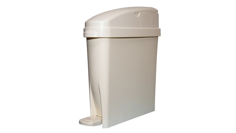 Zur sicheren und hygienischen Entsorgung von sanitären Abfällen.
