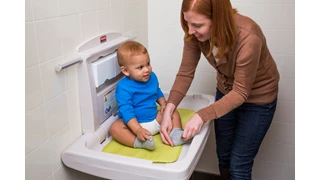 Created from high-density polypropylene to reduce moisture absorption, the baby station meets all global ASTM, ADA, EN safety standards.
