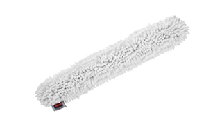 The Rubbermaid Commercial HYGEN™ Microfibre Flexi-Wand Dusting Sleeve easily traps dust, hair, and larger particles.