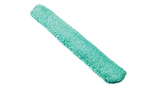 The Rubbermaid Commercial HYGEN™ Microfibre Flexi-Wand Dusting Sleeve is made of a high-pile split Microfibre that provides more dusting coverage than low-pile Microfibre.