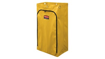 The Rubbermaid Commercial Vinyl Bag for Traditional Janitorial Cleaning Carts is ideal for collecting refuse, launderable items, or transporting tools and supplies.