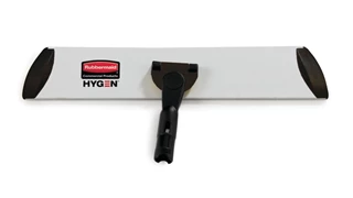 HYGEN™ Quick-Connect Frames features a flat profile that s Lides easily under furniture and equipment. Trapezoidal shape improves cleaning in corners and other hard to reach areas by reaching the highest spaces with ease.