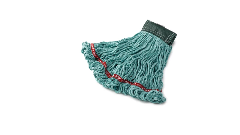 The Rubbermaid Commercial Web Foot® Wet Mops contain antimicrobial product protection, which inhibits the growth of bacteria that cause odours & stains.