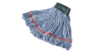The Rubbermaid Commercial Web Foot® Wet Mops contain antimicrobial product protection, which inhibits the growth of bacteria that cause odours & stains.