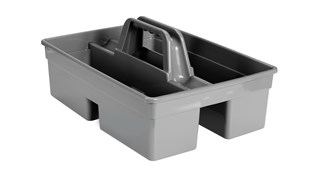Die Allzweck-Tragebox eignet sich perfekt für das Mitführen von Werkzeugen oder Reinigungsmitteln.