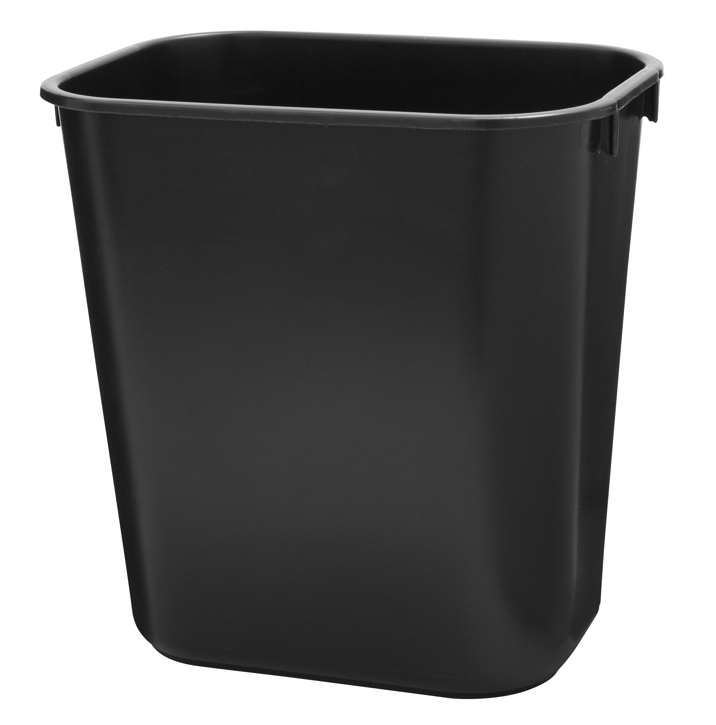 Rubbermaid® Commercial Rectangular Easy to handle. Gray Sold As 1 Each 7 gal Deskside Plastic Wastebasket 