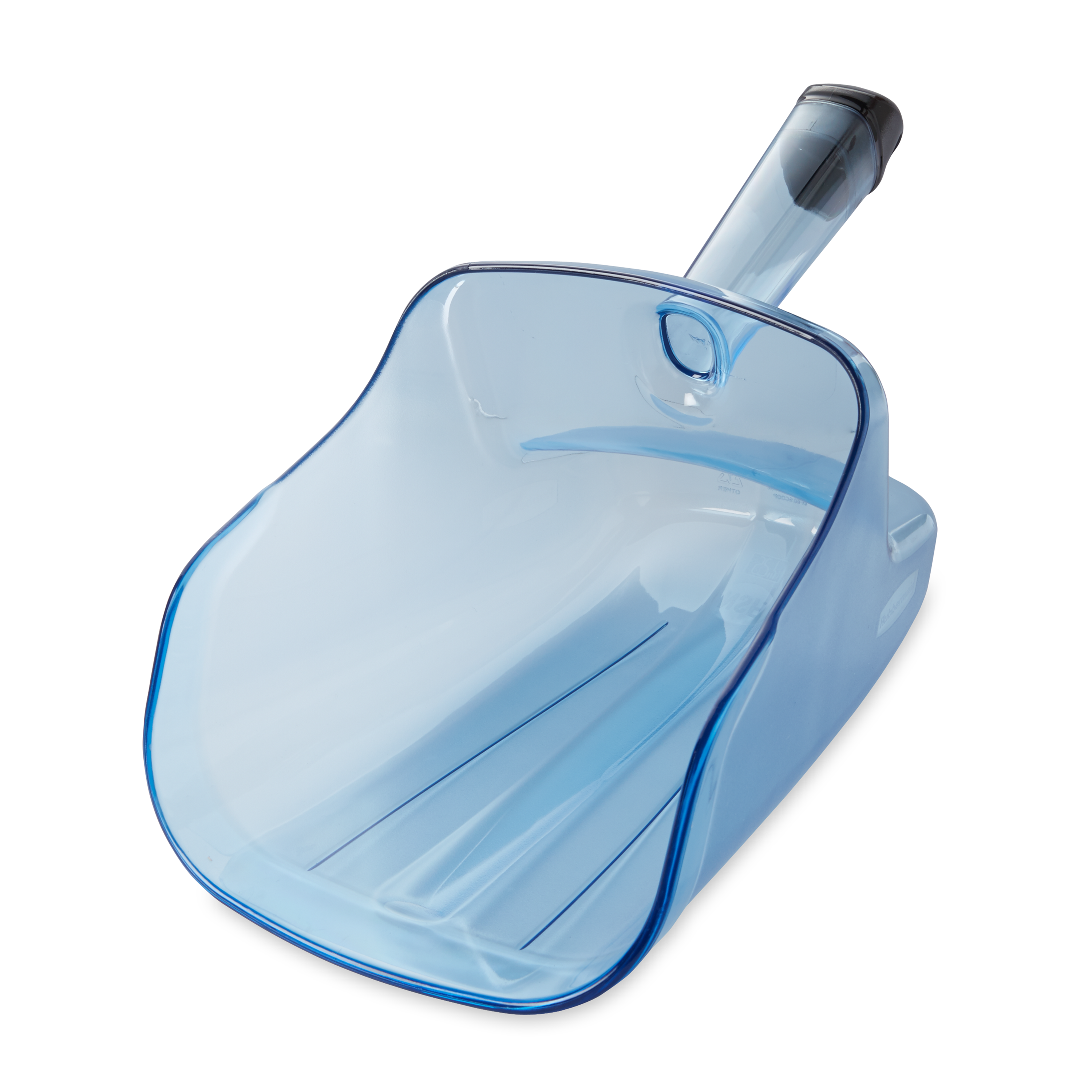 Ergosafe Ice Scoop with Hand Guard with Holder Blue