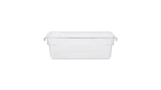 The Rubbermaid Commercial Food Storage Tote Box is a durable, versatile food storage box. These bulk food storage containers are NSF-certified.