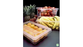The Rubbermaid Commercial Food Storage Tote/Box is a durable, versatile and sized to fit into existing racks and counters.